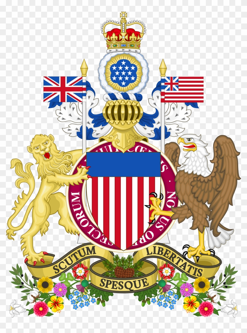 Heraldry - Kingdom Of America Coat Of Arms Clipart #4406123