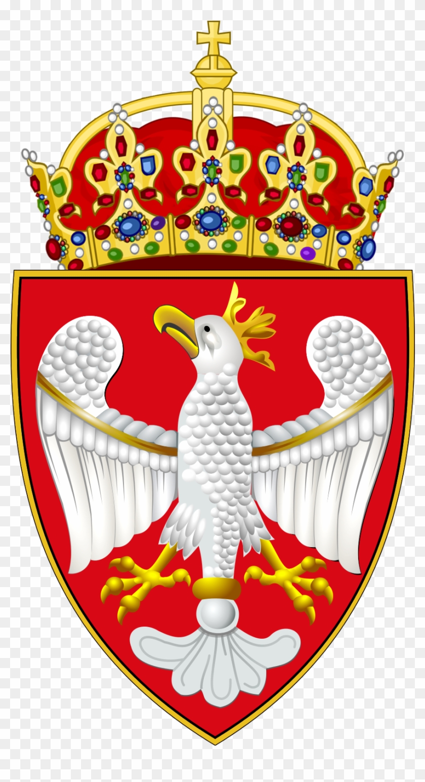 Coat Of Arms Of Kingdom Of Poland - Medieval Polish Coat Of Arms Clipart #4406301