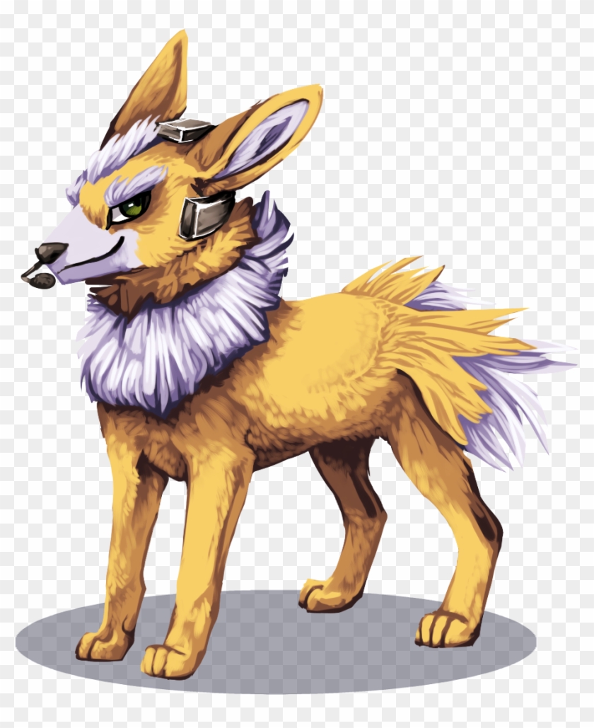 Fox Speed Painttpp - Norwegian Lundehund Clipart #4406384