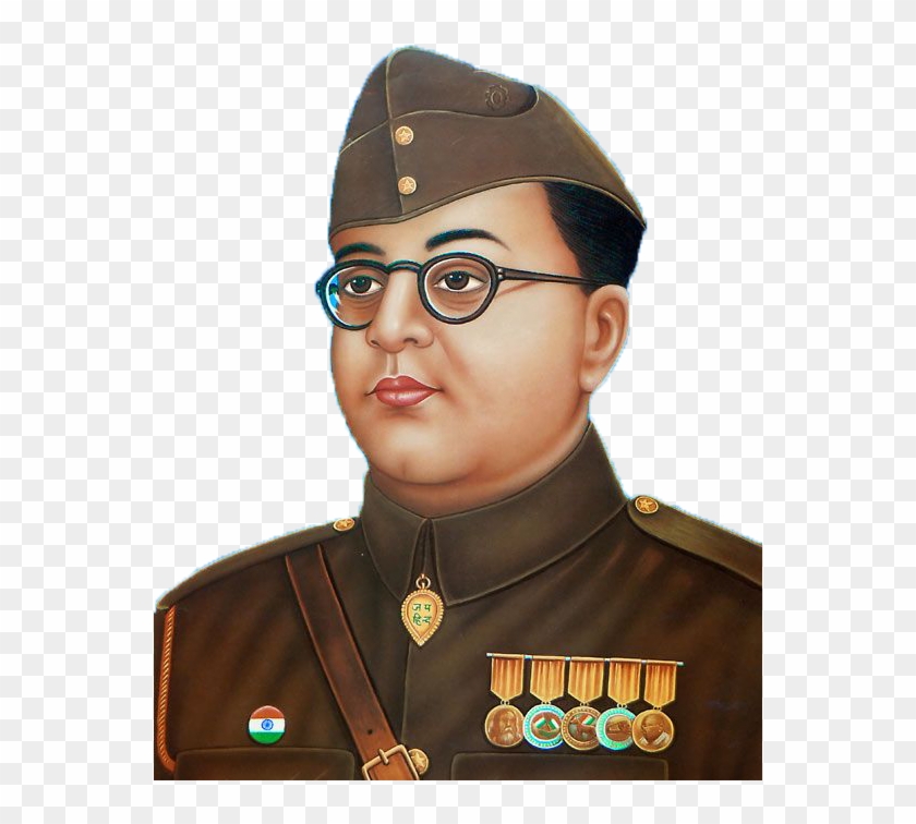 Subhash Chandra Bose Png - National Leader Subhash Chandra Bose Clipart #4406439