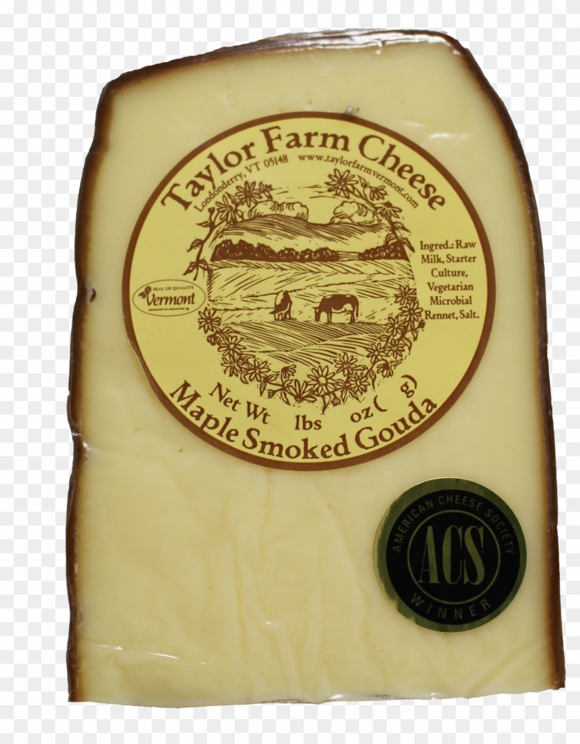 Taylor Farm Maple Smoked Gouda Cheese Wedge - Smoked Gouda Clipart