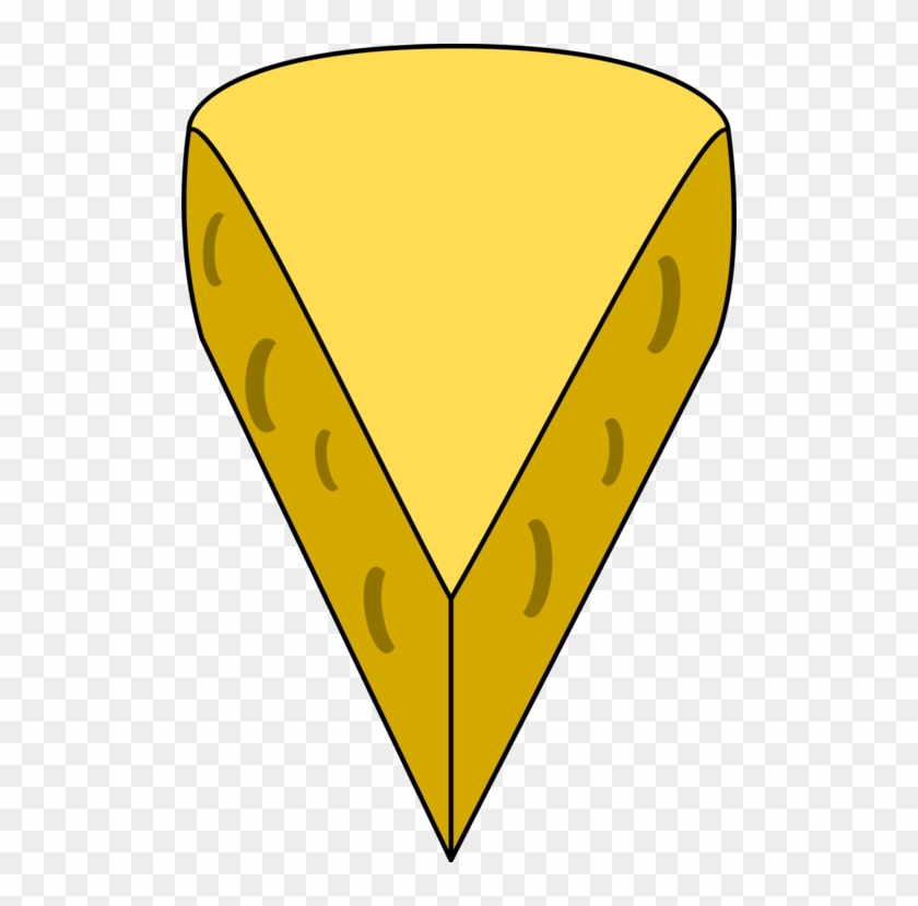 Toast Pizza Cheese Sandwich Swiss Cheese - Cheese Triangle Clipart - Png Download