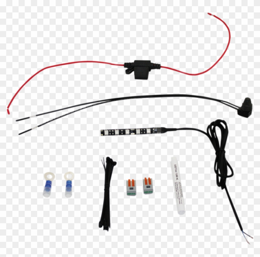 Custom Dynamics Red Led Motorcycle Cheese Wedge Emblem - Wire Clipart #4407377