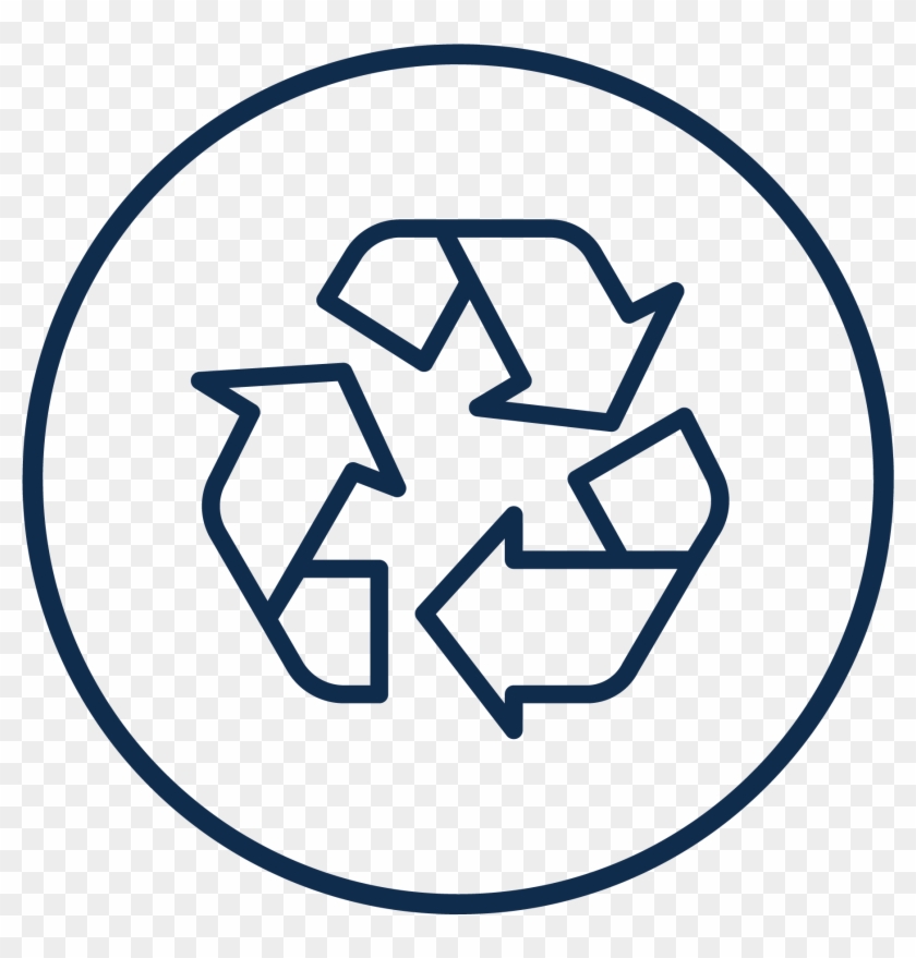 Bpa Free & Sustainable Materials - Draw A Recycle Sign Clipart