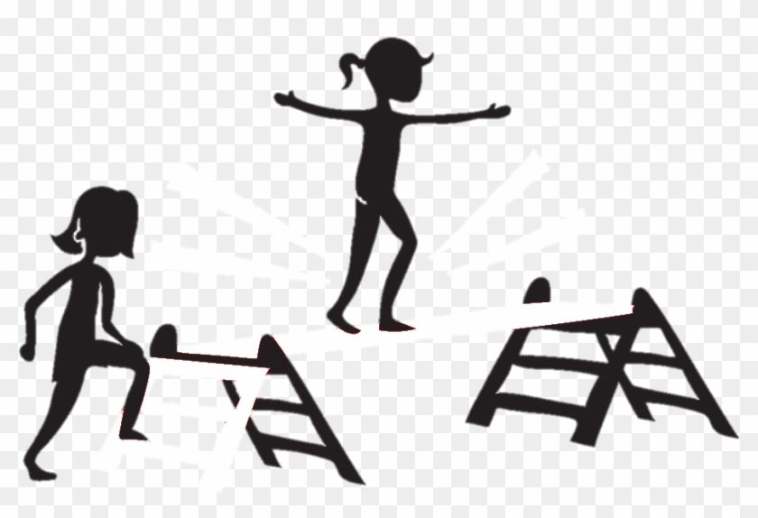 Gymnastics Silhouette Png Clipart 4408088 Pikpng