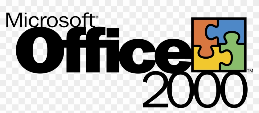 Microsoft Office 2000 Logo Png Transparent - Old Microsoft Office Logo Clipart