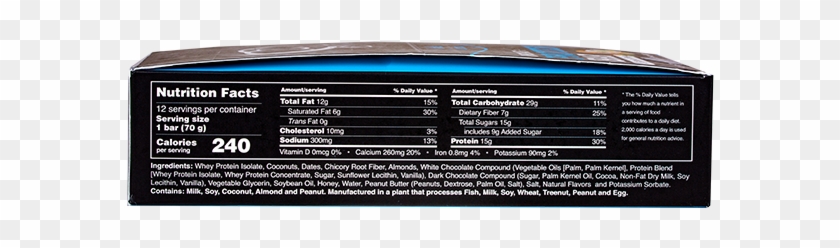 Infowars Life Protein Bars Vanilla Coconut - Ethernet Hub Clipart