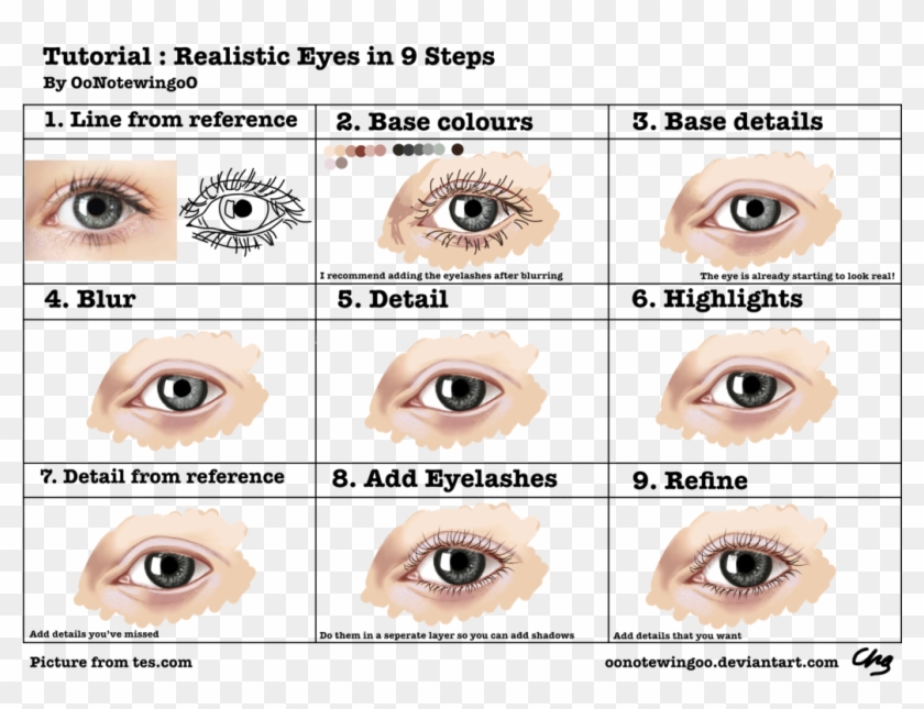 Drawing Eyes Realistic - Eye Liner Clipart #4408985