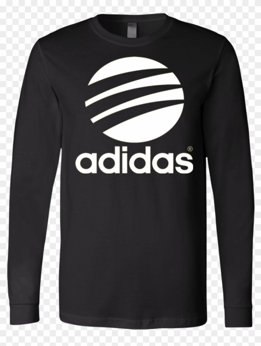 Tt0087 Adidas Neo Logo Long Sleeve T-shirt - Adidas Neo Label Logo Clipart
