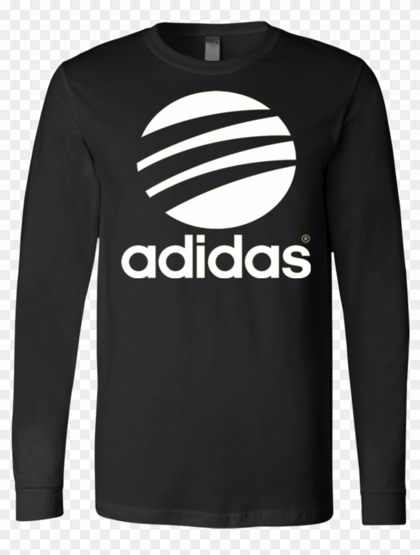 Tt0087 Adidas Neo Logo Long Sleeve T-shirt - Adidas Neo Label Logo Clipart #4409655