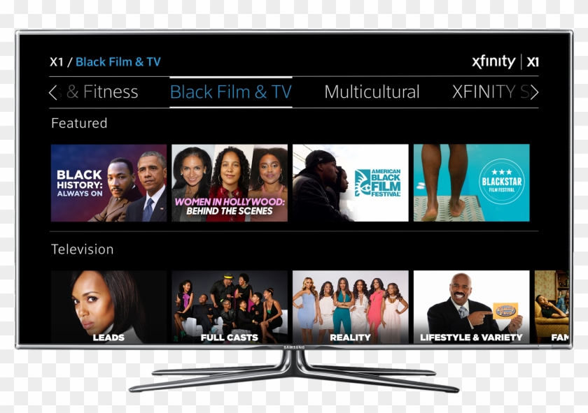 Comcast Nbcuniversal Celebrates “black Women Behind - Samsung Ue46d7000 Clipart #4410181