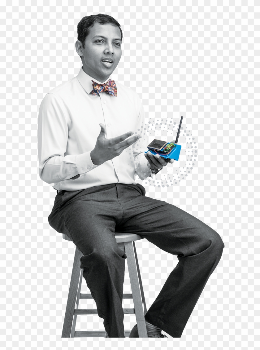 Ufwertheim Researcher Prabir Barooah Has A Message - Sitting Clipart #4410340
