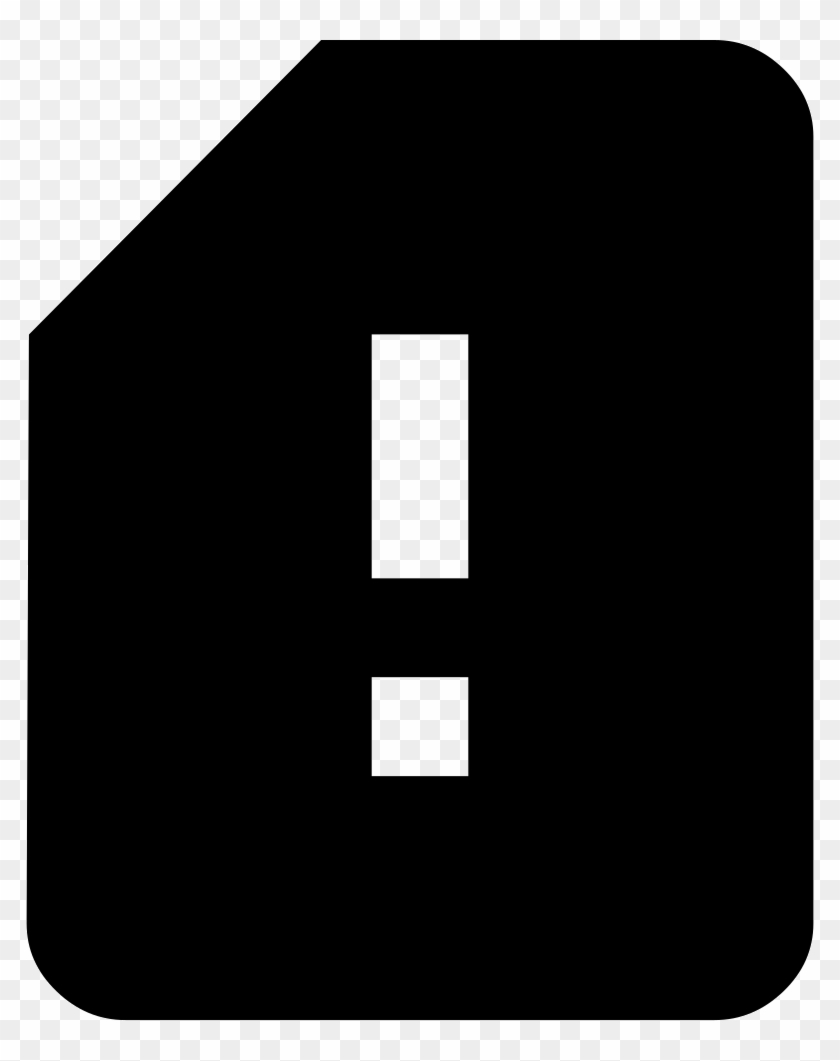 Sim Card Alert Comments - White Icon Png Ausrufezeichen Clipart