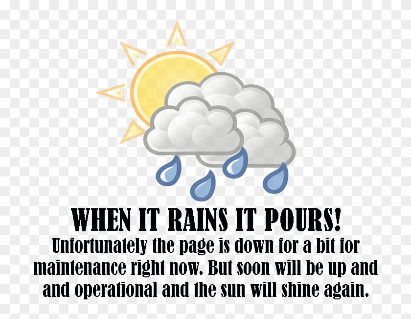 Website Under Construction - Sunny Weather Forecast Symbols Clipart