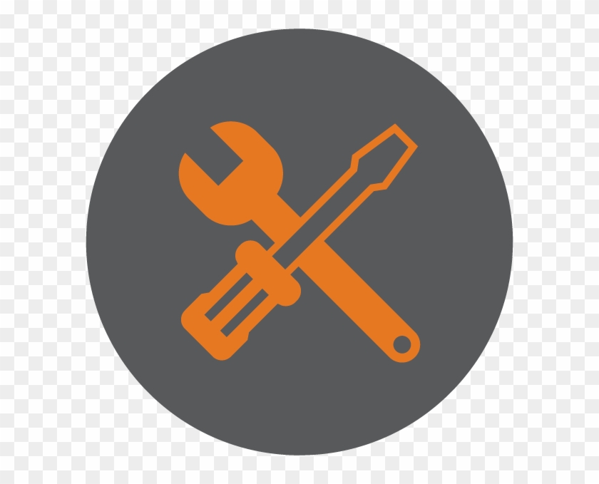 Build Map Views Specifically To Target The Needs Of - Orange Maintenance Icon Clipart