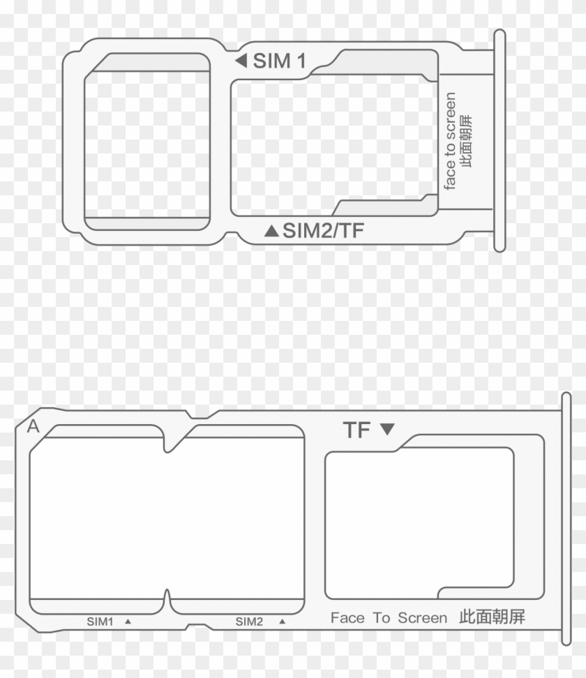 Set Up Sim Card - Sim Slot Oppo F9 Clipart