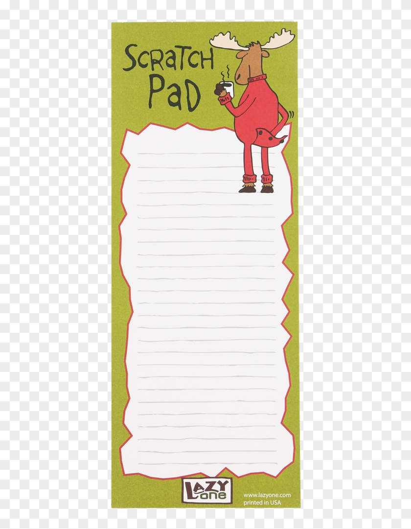 Moose Scratch Pad - Cartoon Clipart