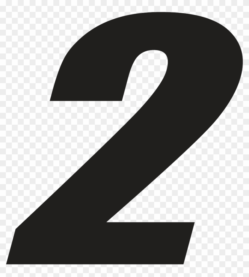 Number 2 Png - Transparent Background 2 Png Clipart #4411049