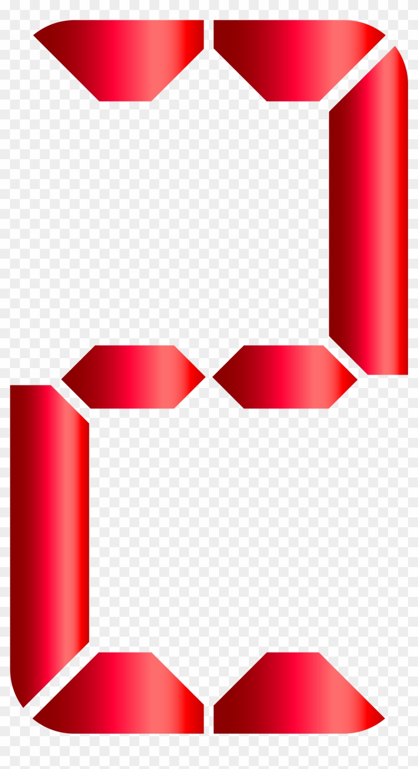 Digital Numbers Png - Digital Number Png Clipart