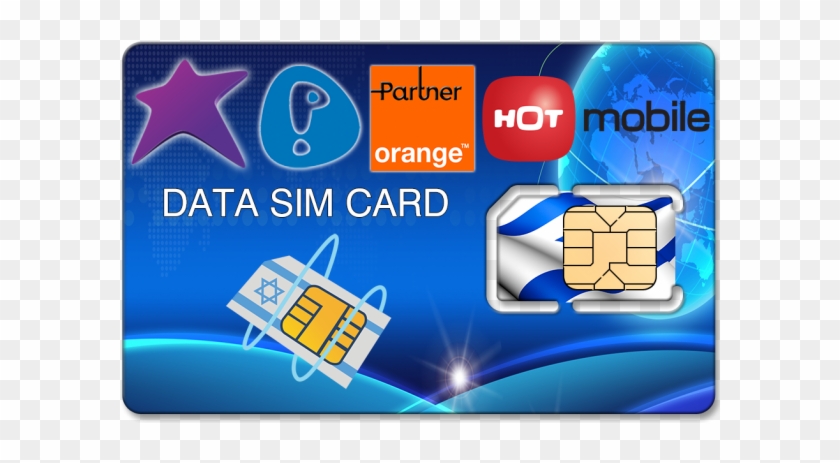 Buy Any Prepaid Israeli Sim Card For Only $15 With - Israel Prepaid Data Sim Clipart #4411354