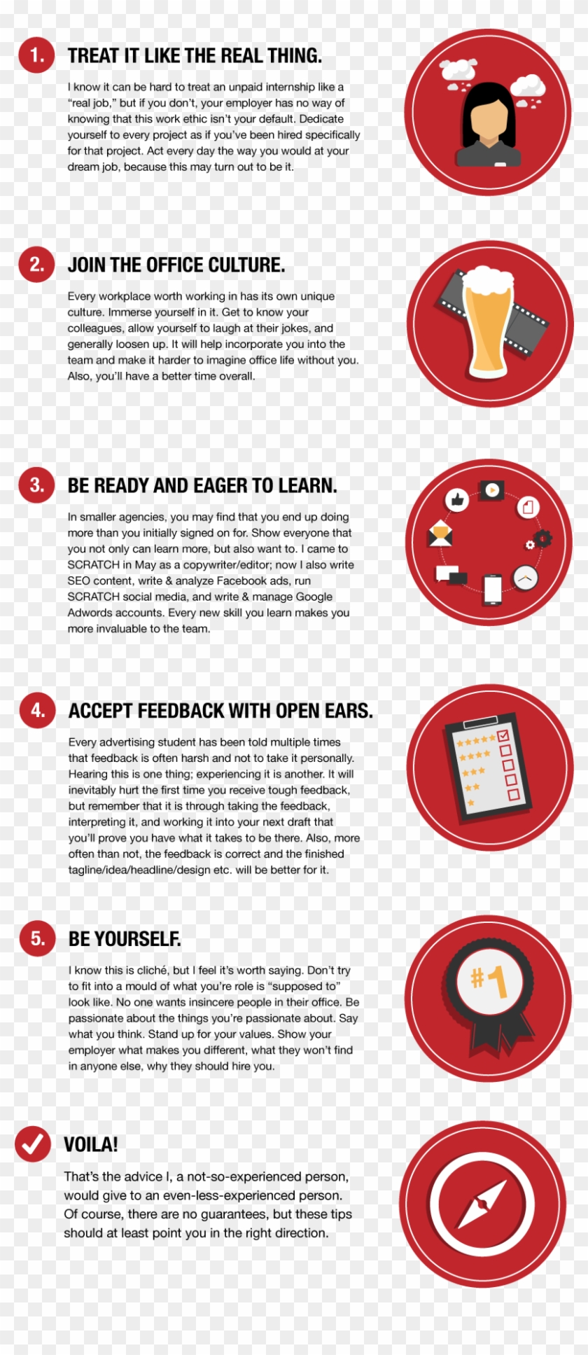 5 Tips For Getting Hired On - Circle Clipart