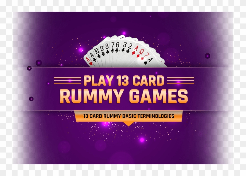 Play 13 Card Rummy Games @ Deccanrummy - Graphic Design Clipart #4411486
