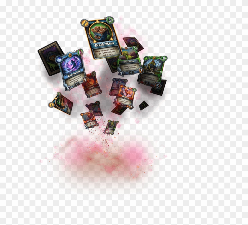 Hundreds Of Unique Cards And Abilities - Collectible Card Game Clipart