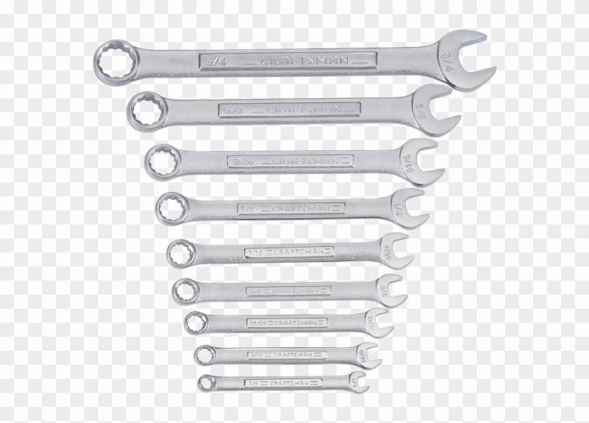 Standard Combination Wrench Set Clipart #4411685