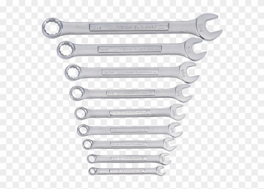 Standard Combination Wrench Set Clipart