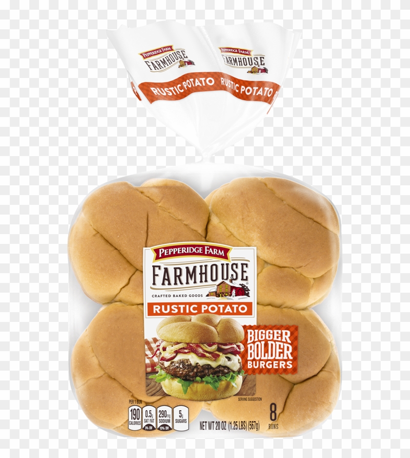 Pepperidge Farm Farmhouse® Hearty Buns - Pepperidge Farm Hamburger Buns Clipart #4411759
