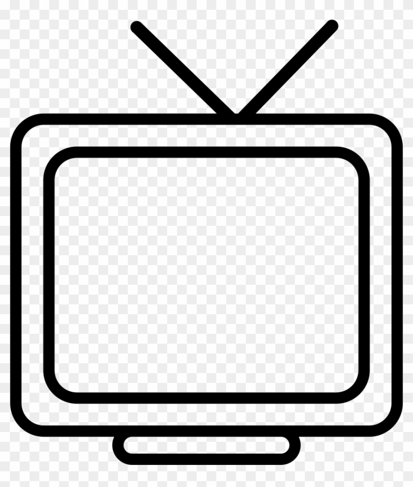 Tv Outline Png - Tv Contorno Png Clipart #4411873