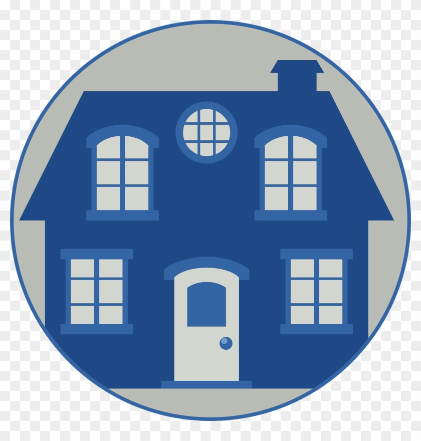 Little Blue House Clipart - Png Download #4412097