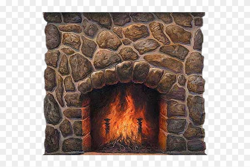 Png Royalty Free Stock Fireplace Fire Clipart - Transparent Fireplace Png