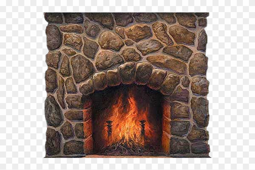 Png Royalty Free Stock Fireplace Fire Clipart - Transparent Fireplace Png #4412170