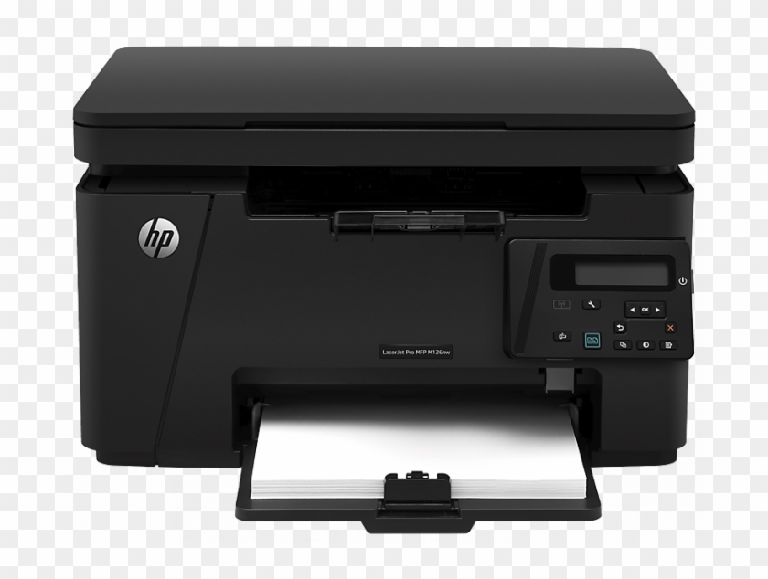 Hp Printer Png , Png Download - Hp Laserjet Mfp M126nw Clipart #4412763