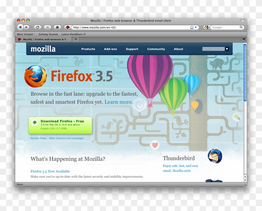 Firefox Is Currently The World's Second-leading Browser - Mozilla Firefox Clipart