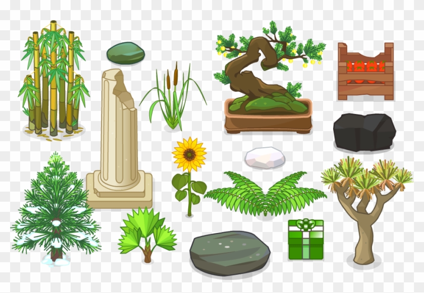 Asset, 2d Computer Graphics, Game, Plant, Tree Png - 2d Game Assets Png Clipart #4413189