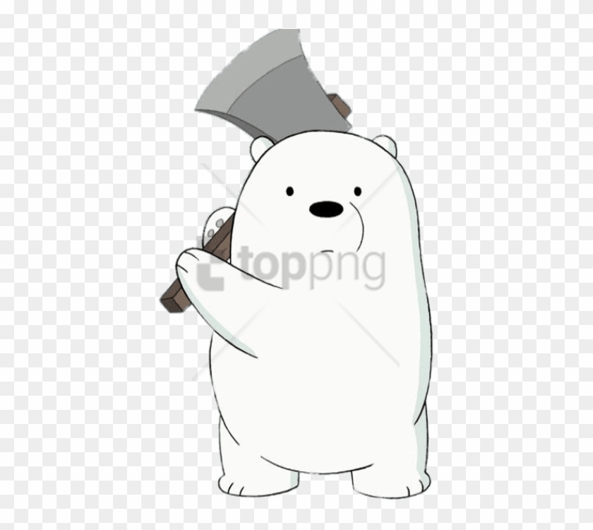 Free Png Download Ice Bear Holding An Axe Clipart Png - We Bare Bears Ice Bear With Axe Transparent Png