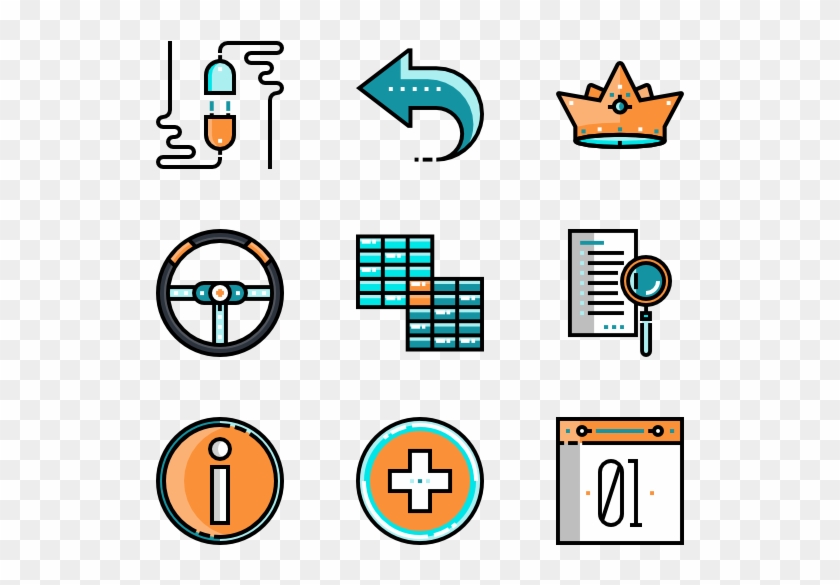 Android App - Cyber Security Icon Set Clipart