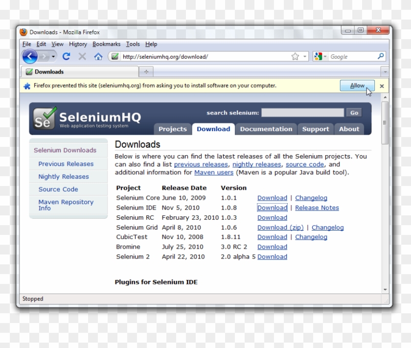 Images/chapt3 Img01 Ide Installation - Selenium Ide Clipart #4413388