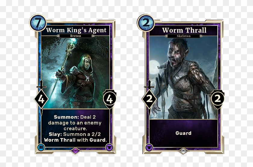 Tesl Novembermonthlycard Wormkingsagent - Elder Scrolls Legends Breton Clipart