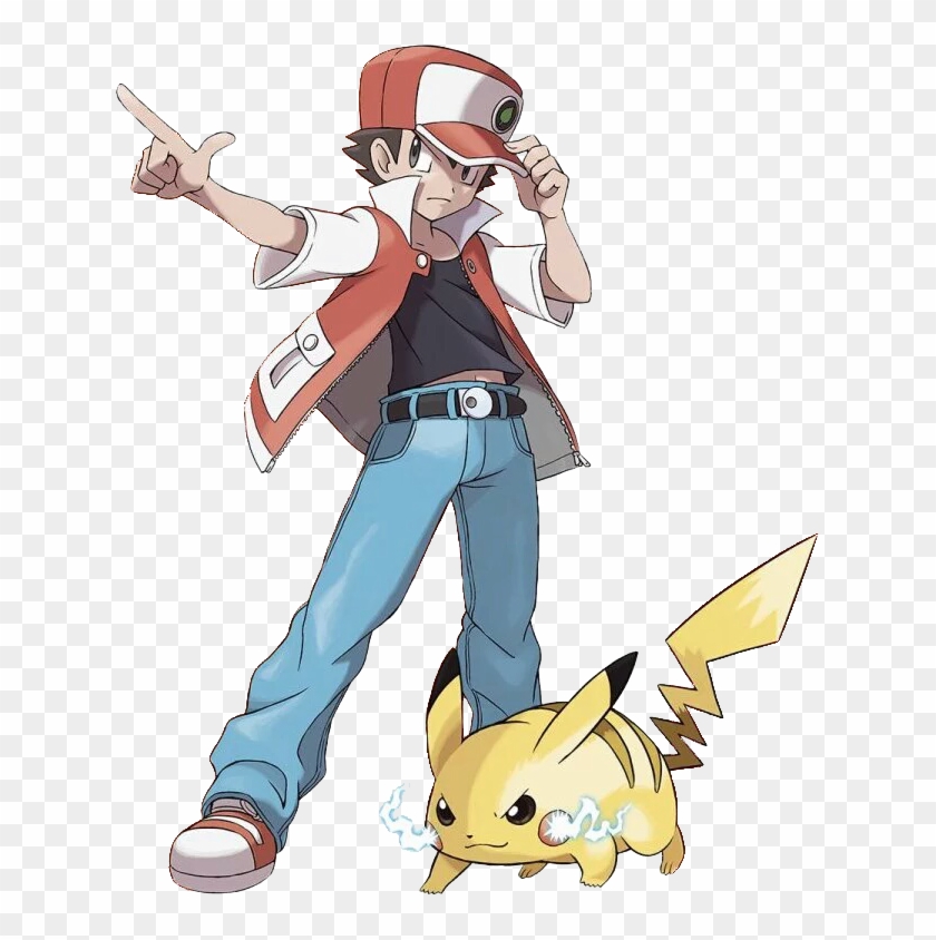Entrenador Pokemon Png - Red Pokemon Clipart #4413699