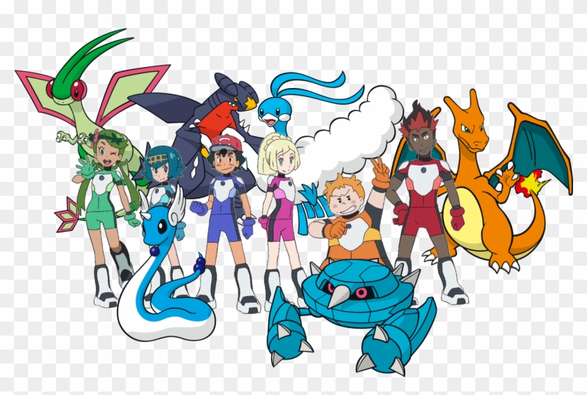 851kib, 1453x894, Ultra Guardians Ride Pokemon - Ultra Guardians Ride Pokemon Clipart #4413782