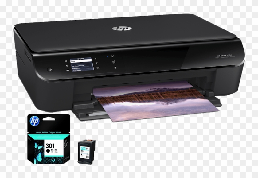 Una Oficina En Riesgo, Protege Tu Impresora - Hp Envy 400 Clipart #4413990