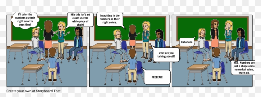 Mia's Synesthesia Incident - Komik Pelajaran Clipart