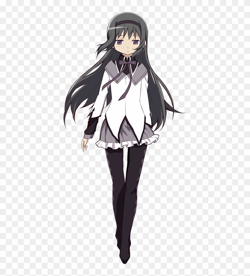 Official Transparent Artwork Of Akemi Homura From Puella - Madoka Magica Homura Png Clipart