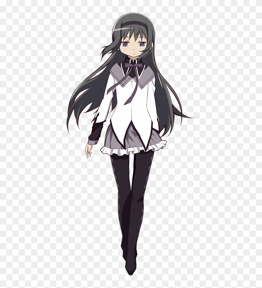 Official Transparent Artwork Of Akemi Homura From Puella - Madoka Magica Homura Png Clipart #4414543