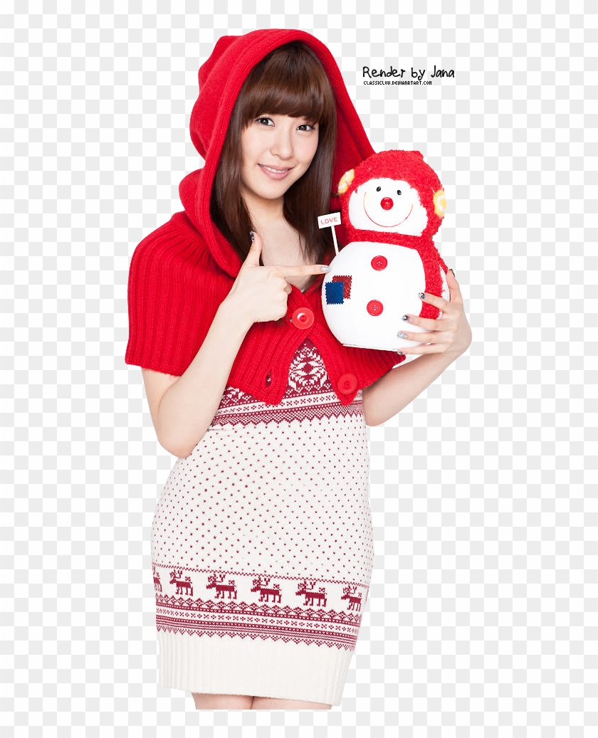 Yoona, Snsd, Girls Generation, Tiffany - Snsd Christmas 2011 Clipart