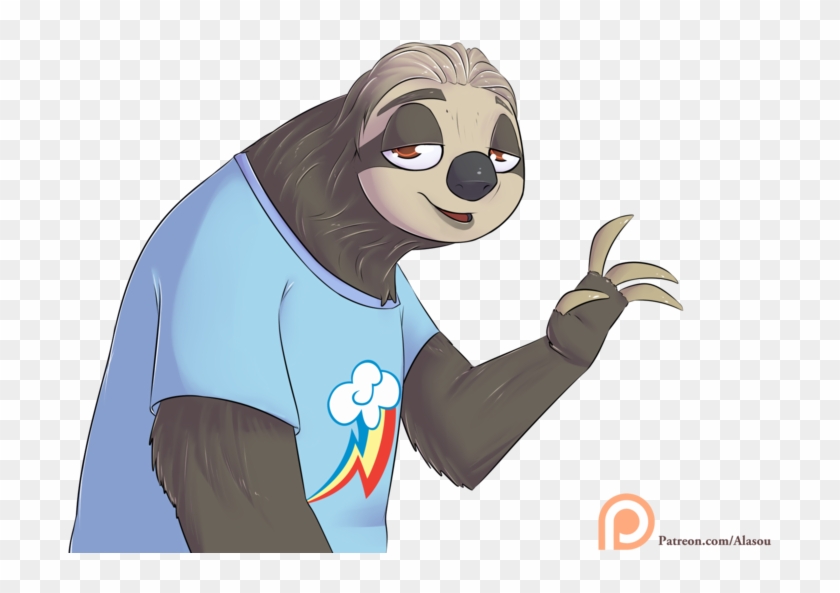 Zootopia Characters Sloth - Sloth Logo Clipart #4415446