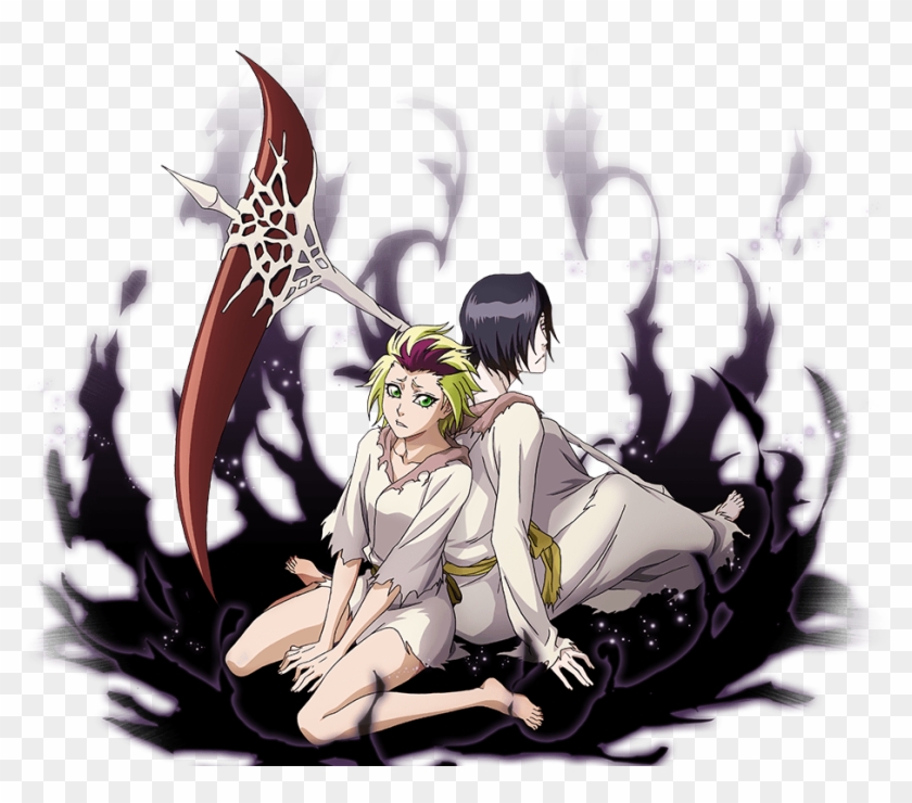 Homura & Shizuku - Bleach Anime Fade To Black Clipart